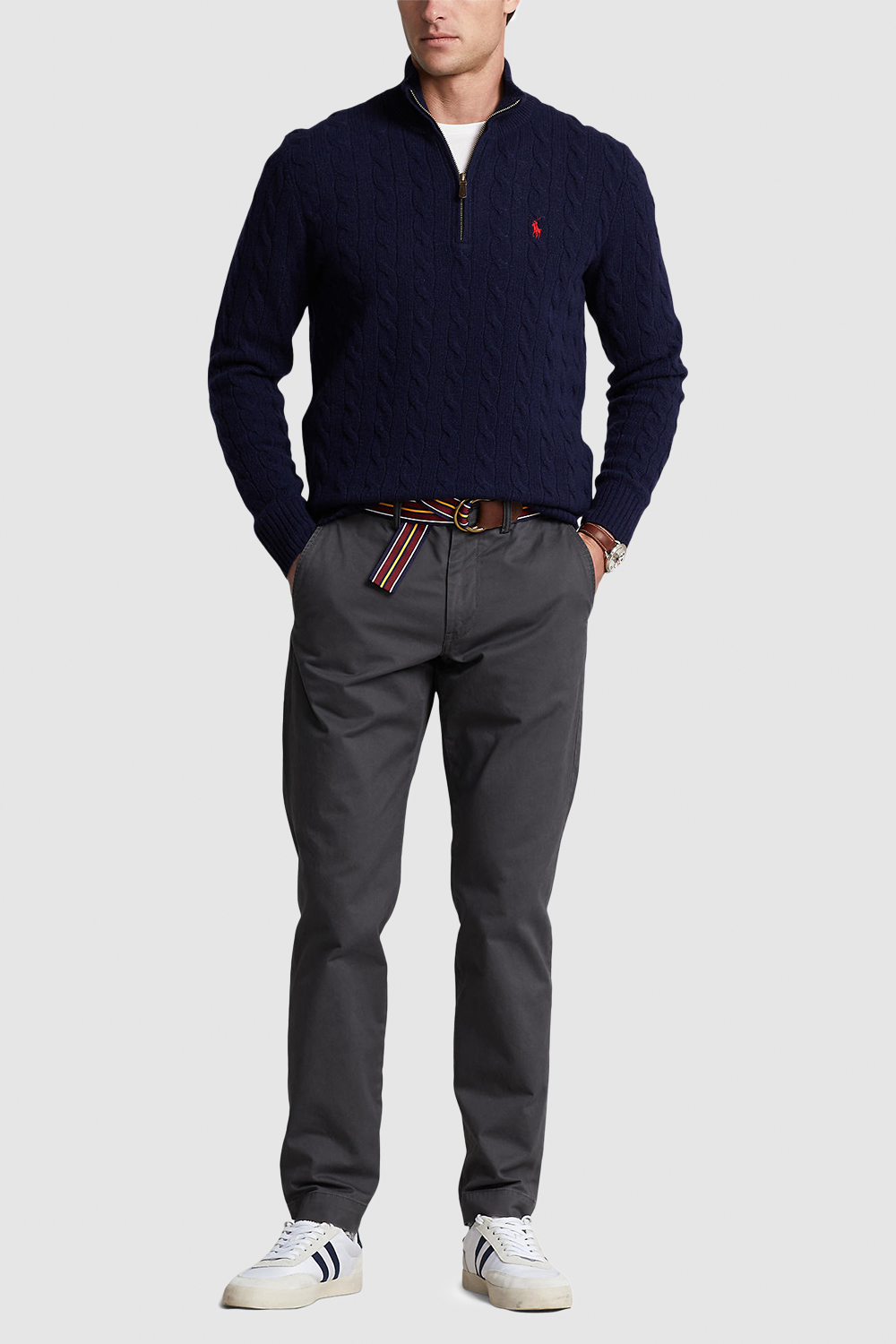 תמונת כל הלוק של סריג מצמר וקשמיר